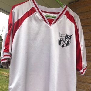 Code Four MVFC United Soccer #35 White Red Jersey